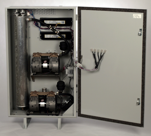Ozone Aeration Cabinet Interior